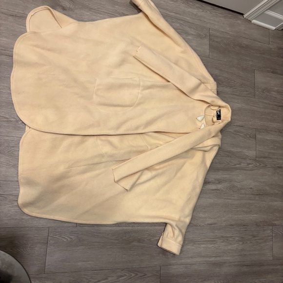 Late 70s/Early 80s Vintage Cream Wool Cape Coat by Capri, One Size Fits Most - Picture 8 of 9